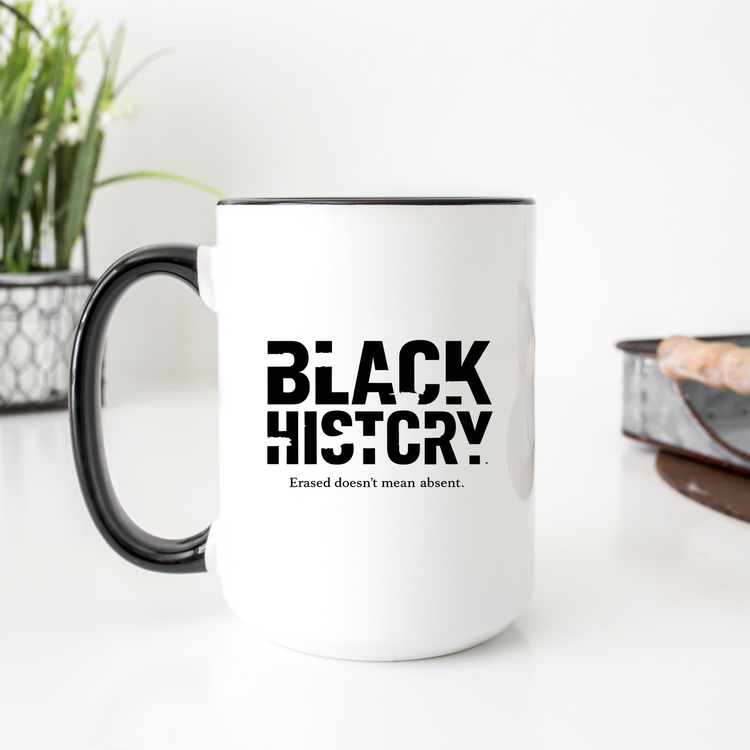 Black History — Erased Doesn’t Mean Absent | Anti-Erasure Statement T-Shirt, Crewneck & Hoodie