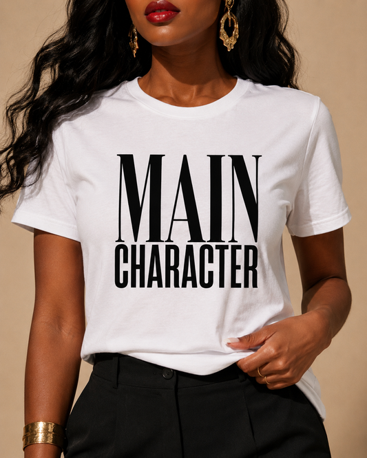 MAIN CHARACTER Statement Tee