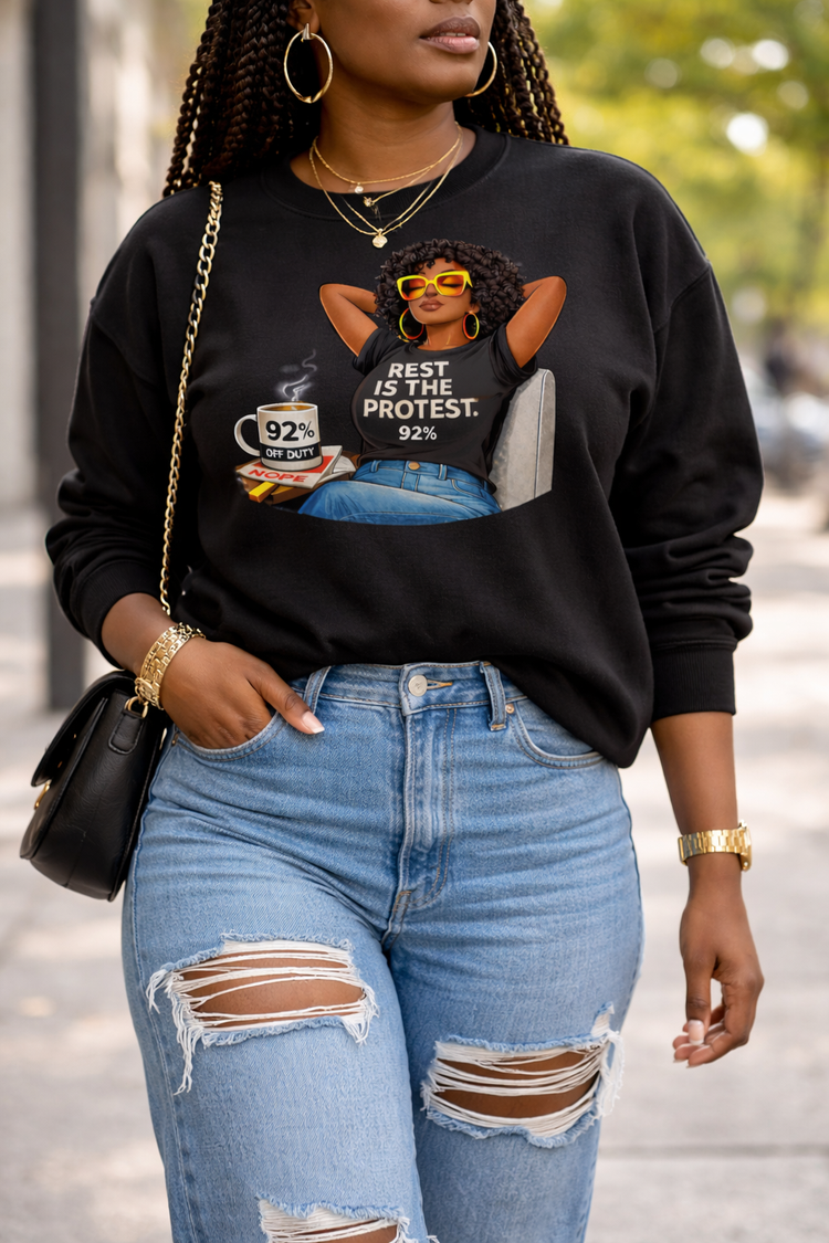 Rest Is The Protest Shirt | Say Something Exclusive 92% Collection Tee, Crewneck & Hoodie