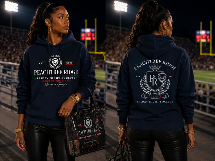 Peachtree Ridge Friday Night Society Spirit Wear | T-Shirt, Crewneck & Hoodie