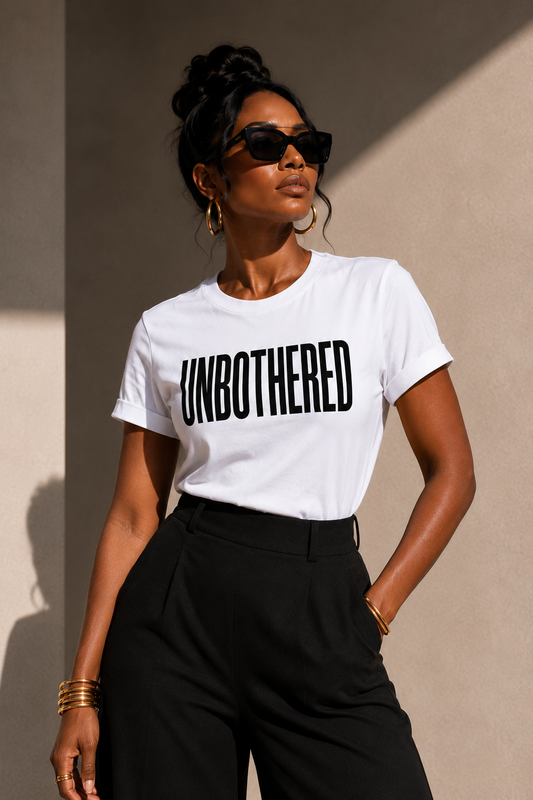 UNBOTHERED Statement Tee