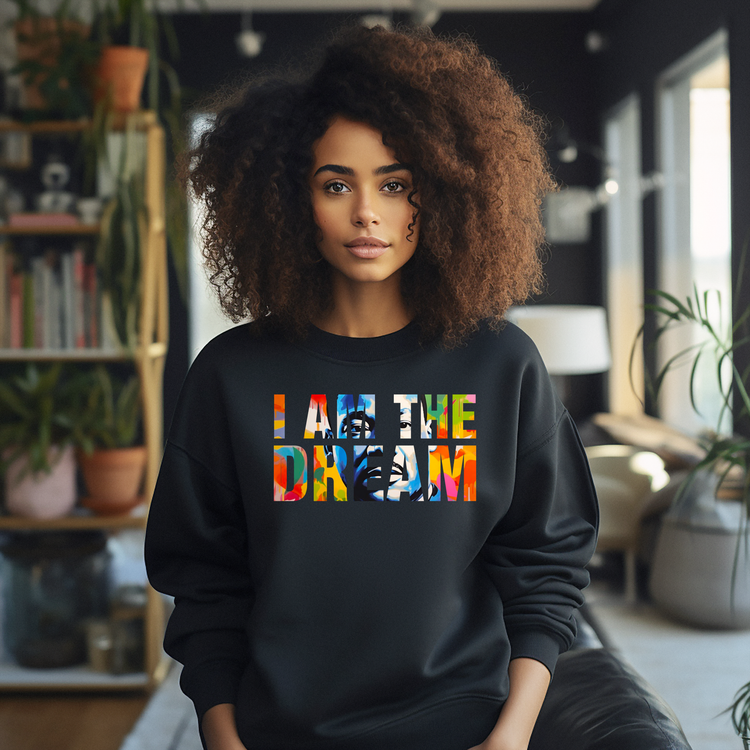 I Am the Dream MLK Hoodie | Martin Luther King Jr Black History Sweatshirt | Civil Rights Statement Apparel | Say Something
