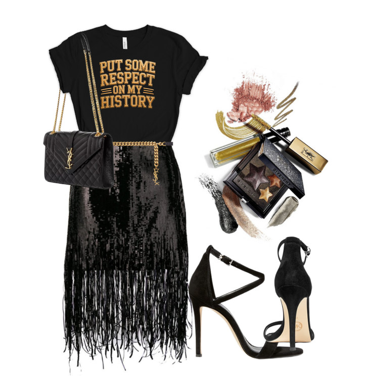 Put Some Respect On My History Shirt | Black History Statement Tee, Crewneck & Hoodie