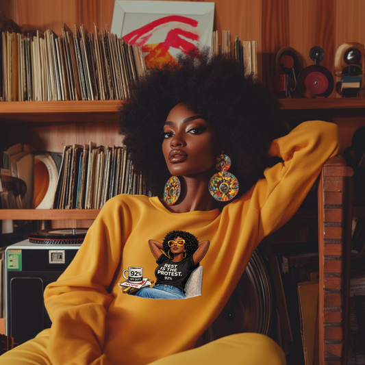 Rest Is The Protest Shirt | Say Something Exclusive 92% Collection Tee, Crewneck & Hoodie