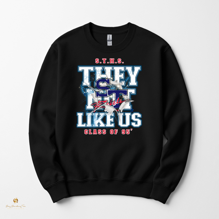 STHS Class of 1995 “They Not Like Us” Reunion Apparel – Tee, Crewneck, or Hoodie