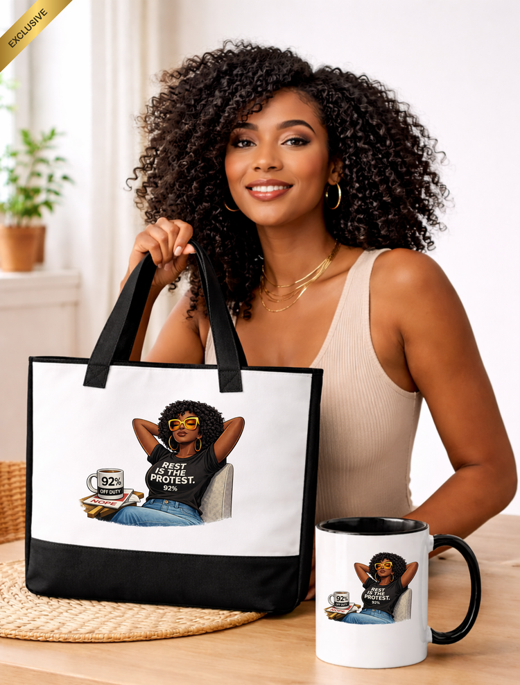 Rest Is The Protest Mug & Tote Set | 92% Collection