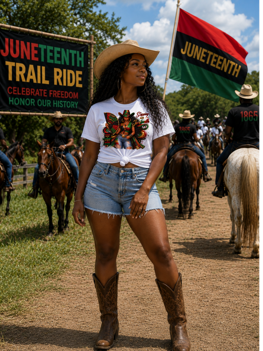 Steppin' Into Juneteenth Trail Ride Tee