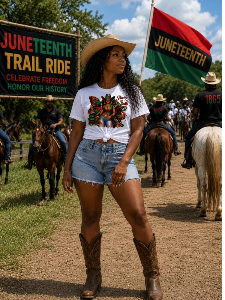 Steppin' Into Juneteenth Trail Ride Tee