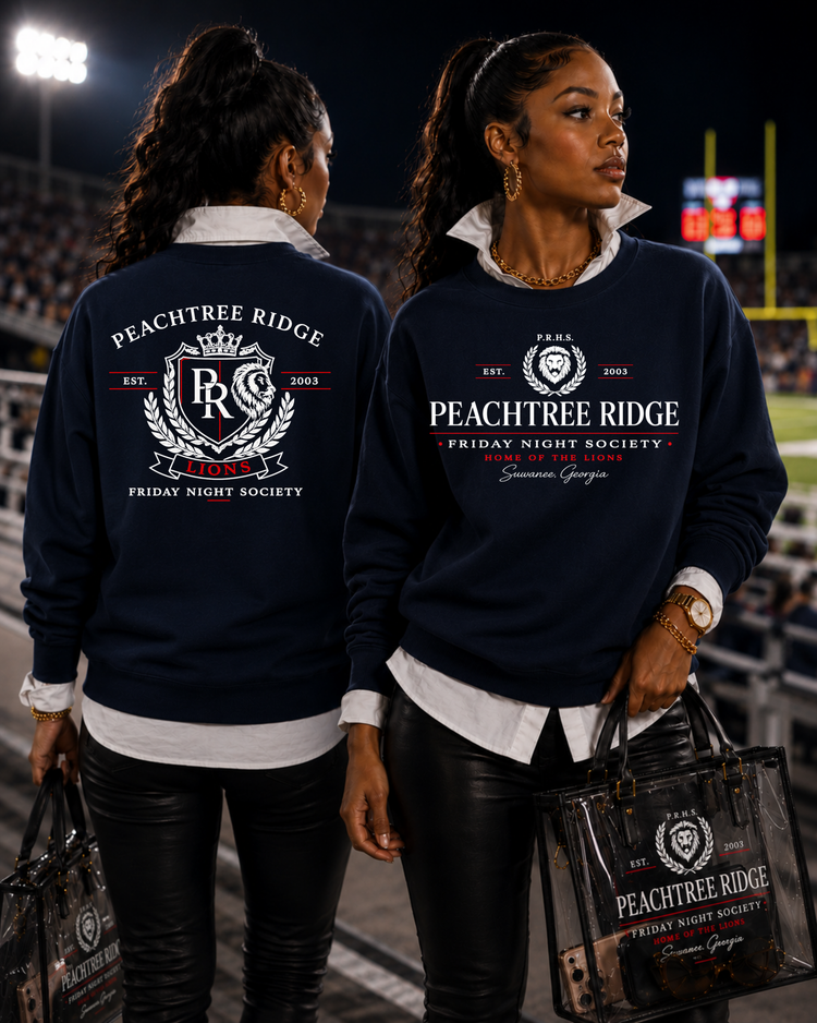 Peachtree Ridge Friday Night Society Spirit Wear | T-Shirt, Crewneck & Hoodie
