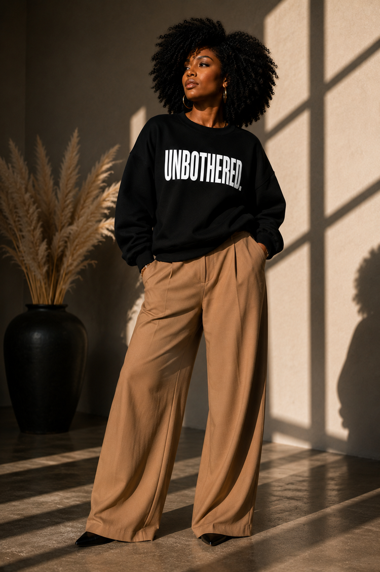 UNBOTHERED Crewneck