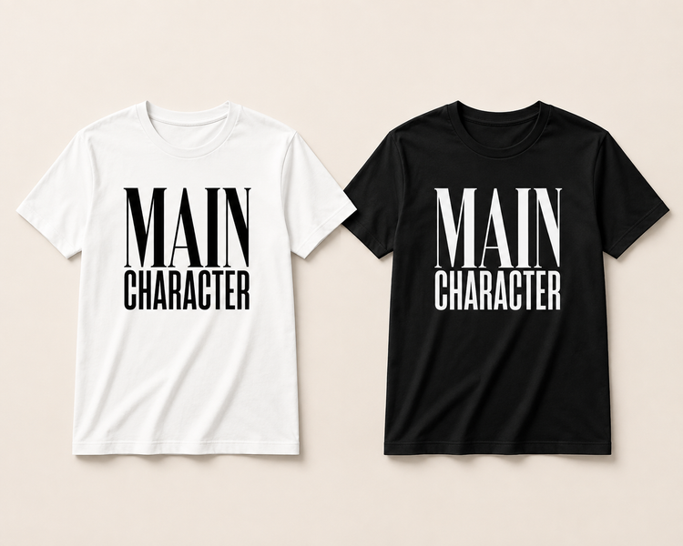 MAIN CHARACTER Statement Tee