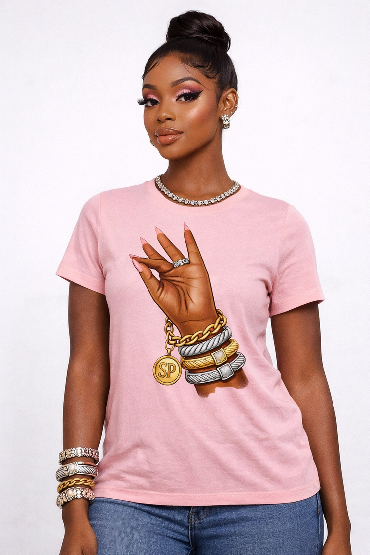 Statement Pieces Exclusive: “Clock It” Hand Tee