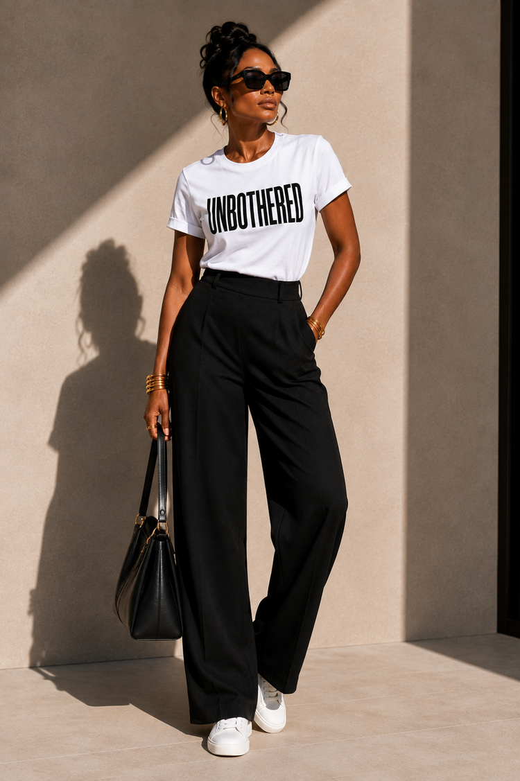 UNBOTHERED Statement Tee