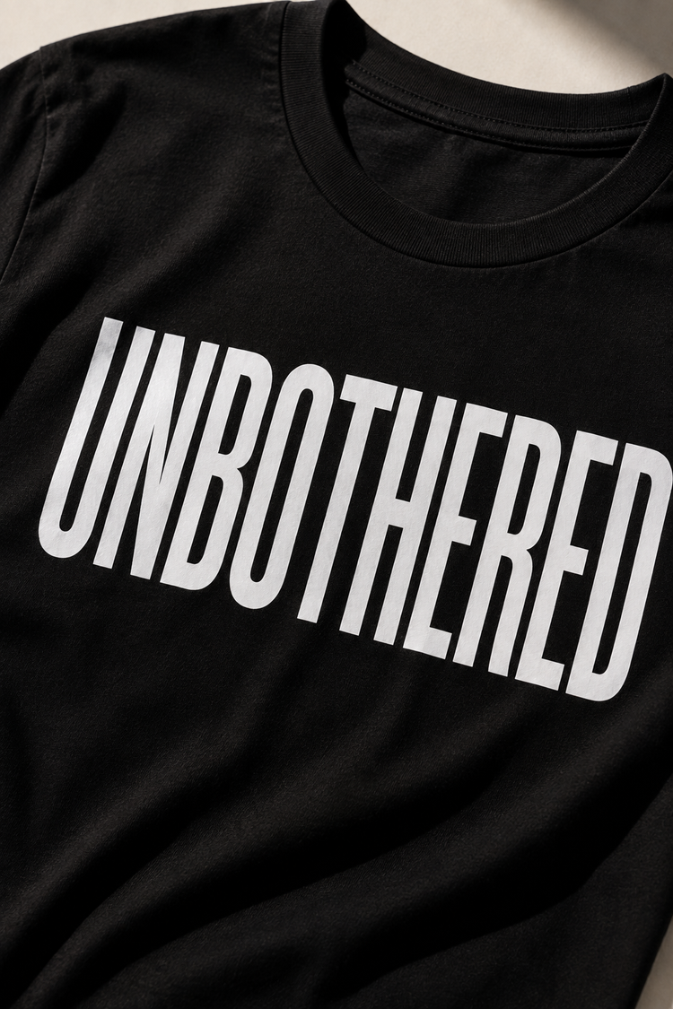 UNBOTHERED Statement Tee