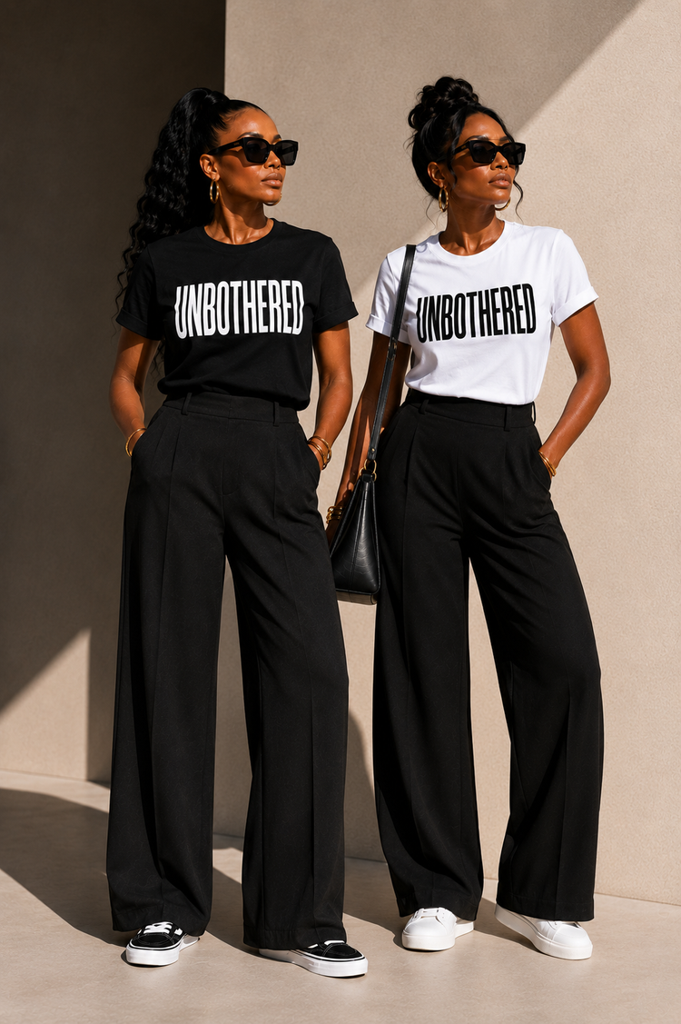 UNBOTHERED Statement Tee