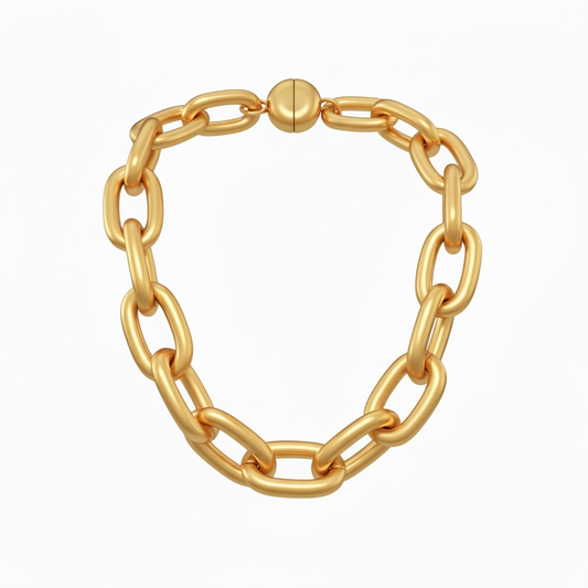 Main Character Necklace – White Gold & Matte Gold Options