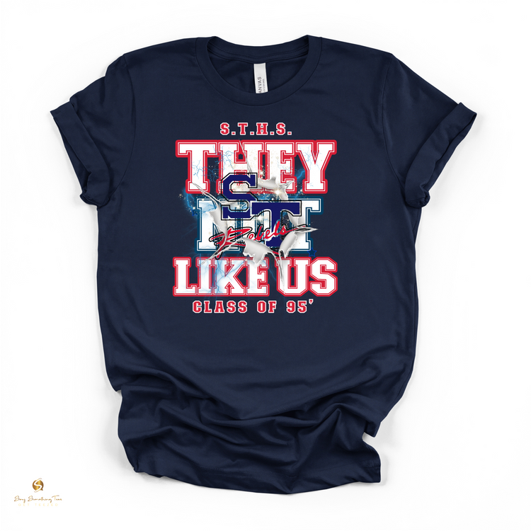 STHS Class of 1995 “They Not Like Us” Reunion Apparel – Tee, Crewneck, or Hoodie